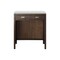 James Martin Vanities Addison 30in Countertop Unit, Mid-Century Acacia w/ 3 CM Eternal Jasmine Pearl Quartz Top E444-CU30-MCA-3EJP - alternate 1